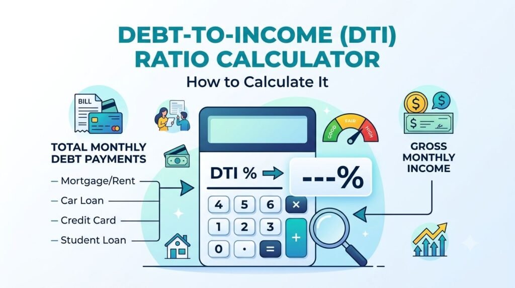 Debt-to-Income (DTI) Ratio Calculator How to Calculate It